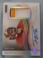 Dustin Wolf FLAMES 2023-24 UD Premier Horizontal RPA SP RC /99