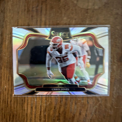 Panini 2025 Select Chris Jones Field Level Prizm #409 Kansas City Chiefs