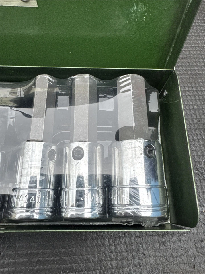 SK Tools USA  19734 9pc METRIC Hex head / Allen 4-17mm 3/8” 1/2” Drive Nos - Image 4 of 4