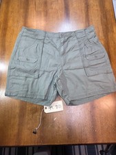 Red Head Men's Cargo Shorts Olive Green Size 46 Elastic Waist