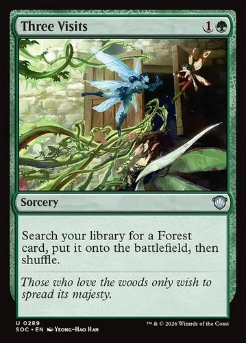 MTG Three Visits [SOC] #289