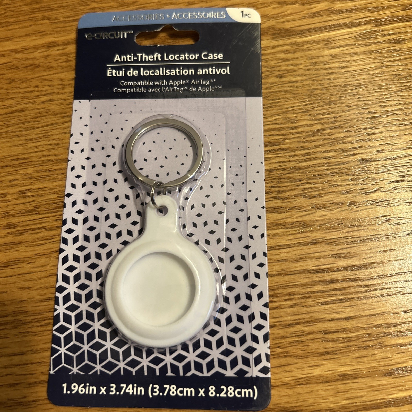 e-circuit Anti-Theft Air Tag Location Case. White