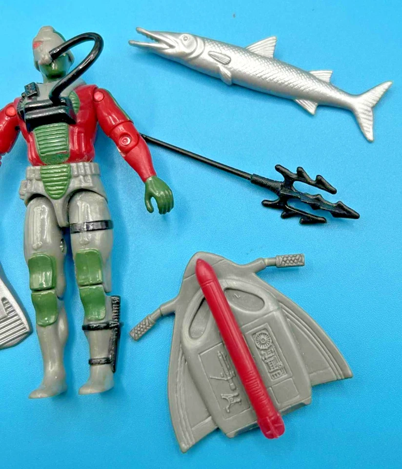 1990 Cobra Undertow v1 Vintage G.I. GI Joe 3.75 ARAH 100% Complete Filecard - Image 4 of 4