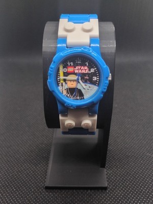 LEGO Unisex Watch 26mm Blue Star Wars Plastic Band New Battery Running 6'' READ