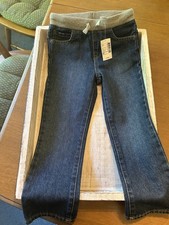 Children's Place Blue Jeans 5T Toddler Straight Leg Draw String/Elastic Waste
