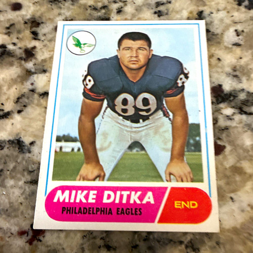 Mike Ditka #162 1968 Topps card