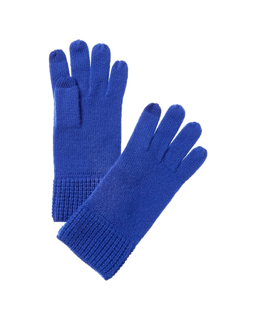 Phenix Knit Waffle Cuff Cashmere Gloves Women's Red