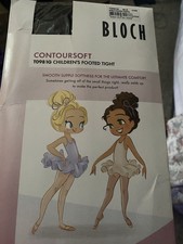 Bloch Contoursoft Children's Footed Tights T0981G - Ballet Black Child Small.