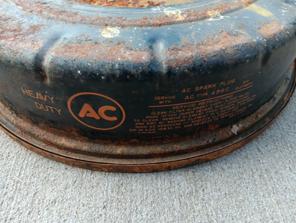 Pontiac I4 1962 motor trofeo 4 bbl carcasa filtro de aire. 62 Tempest Lemans. OEM Foto 4 de 4