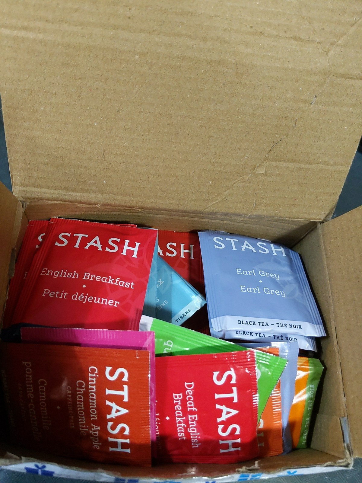 Bags Sampler 40 Count - Caffeinated Herbal Decaf Assortment 