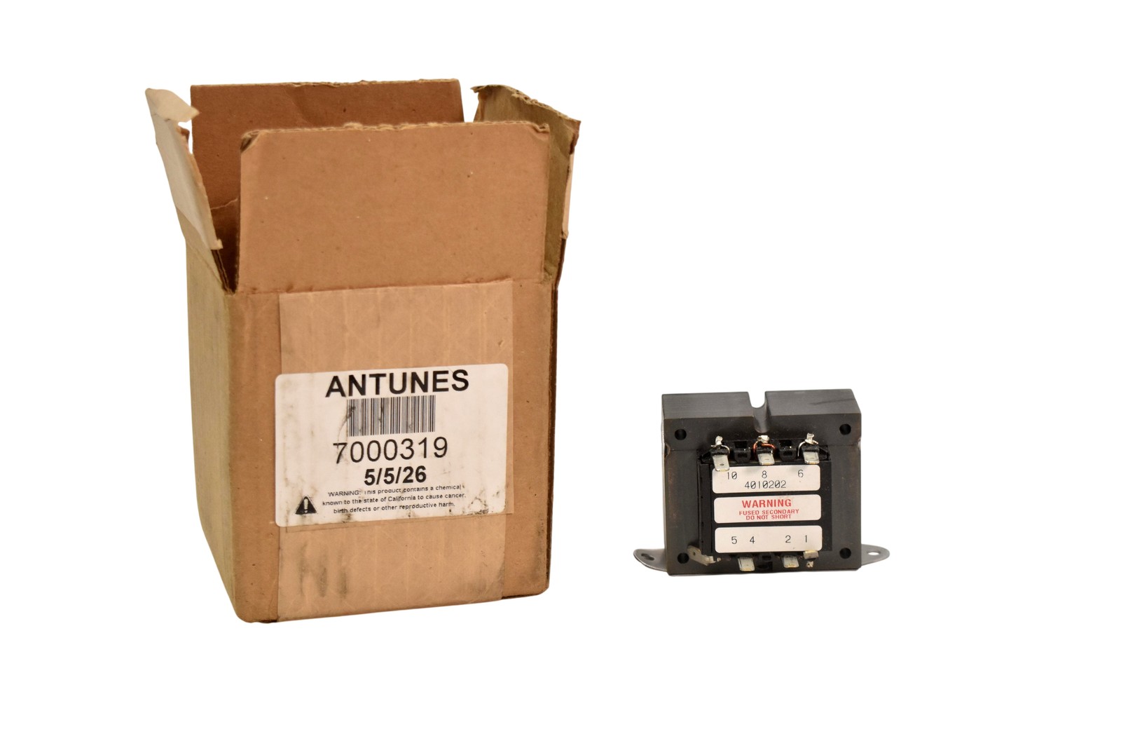 Antunes 7000319 4010202 Industrial Control Transformer Black Quick Connect Mount