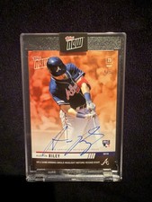 2019 Topps Now Austin Riley Rookie Auto /5 #268E Factory Sealed Braves RC