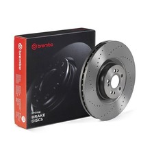 2x BREMBO Bremsscheibe PRIME LINE - UV Coated 09.F407.11 f&uuml;r MERCEDES GLE V167