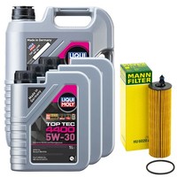 MotoröL Set 4400 5W-30 Liqui Moly 8 Liter + ÖLfilter FüR Mercedes Esprinter B907