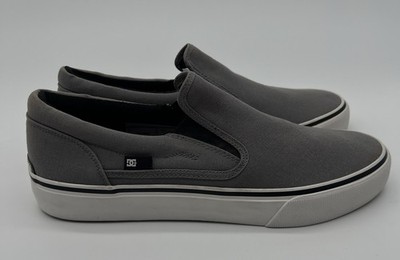 DC Trase Slip-On TX ADYS300184 Mens Black Skate Inspired Sneakers Shoes  US 9