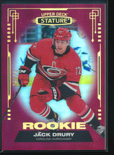 2021-22 Stature Jack Drury Red Rainbow 75/75 RC #190 Rookie Last Print A715