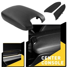 Black Armrest Door Hand Leather Rest Arm Cove...