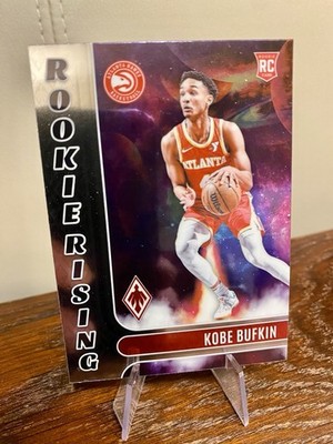 Panini Phoenix 23-24 Kobe Bufkin Atlanta Hawks Rookie Rising #4 RC - NEW