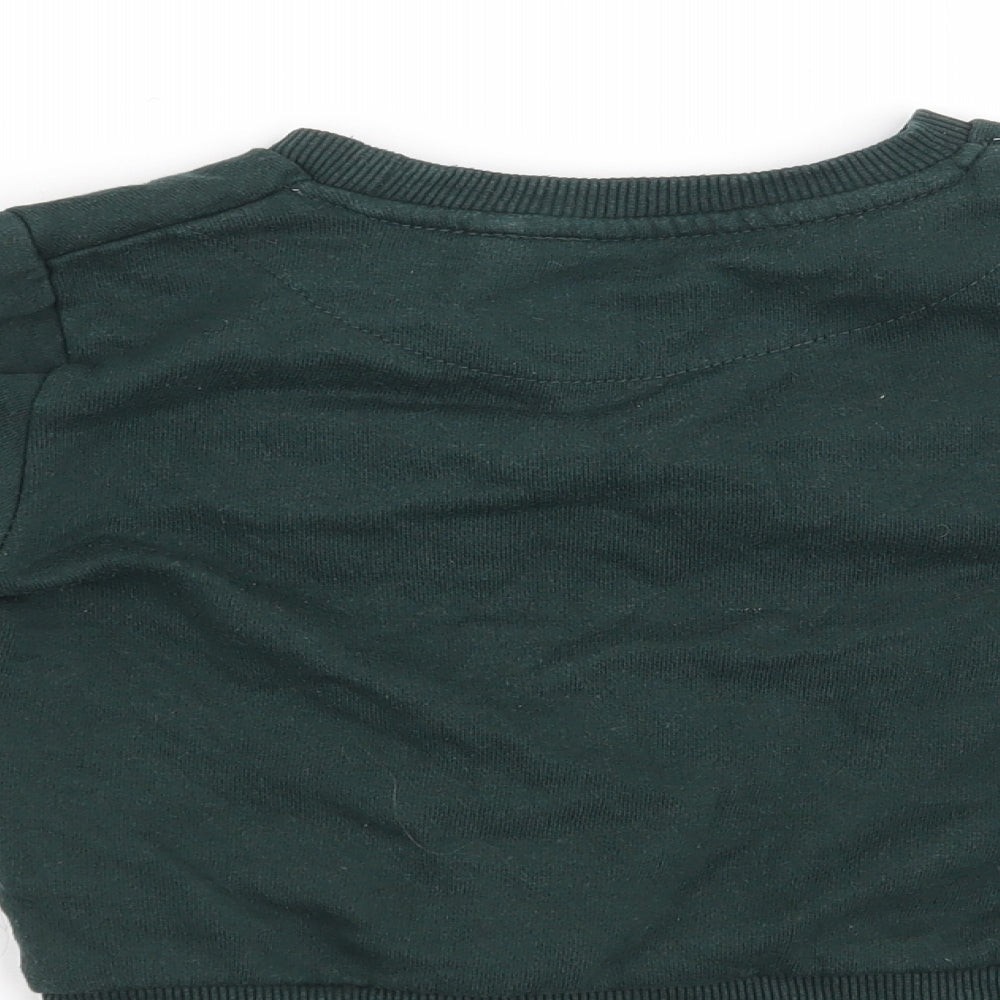 Boys UK Size 3-4 Years Primark Green Pullover Sweatshirt image 4