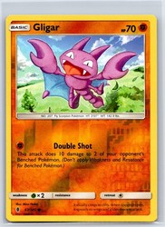 Gligar 67/145 Reverse Holo Common Guardians Rising Pokemon TCG