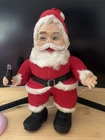 Vintage 1950s Rushton  Star Company Star Coca-Cola Rubber Face Santa Claus. T2