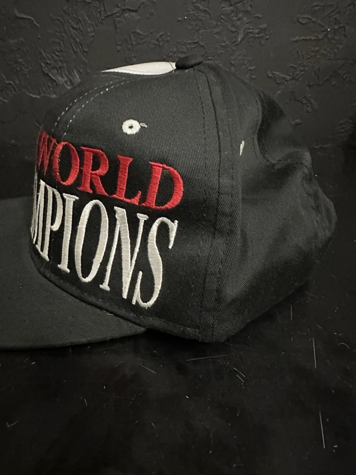 1994 Houston Rockets NBA World Champions Starter Snapback Hat Cap - Image 4 of 4