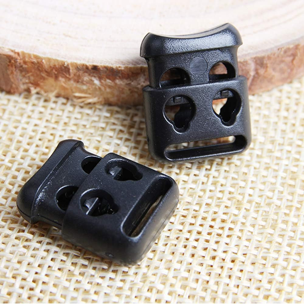 20Pcs Shoe Lace Shoelace Buckle Rope Clamp Cord Lock Stopper Run Sports Clips