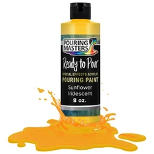 Sunflower Iridescent Special Effects Pouring Paint - 8 Ounce Bottle