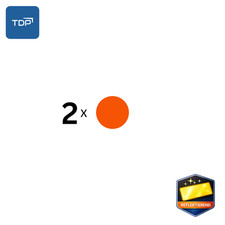 Helmkennzeichnung CSA Feuerwehr Feuerwehrhelm ORANGE Punkt Kreis REFLEX