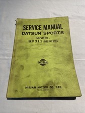 Datsun Nissan Sports Model SP311 Factory Service Repair Manual Paperback