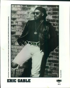 Press Photo: ERIC GABLE 8x10 B&W 1993