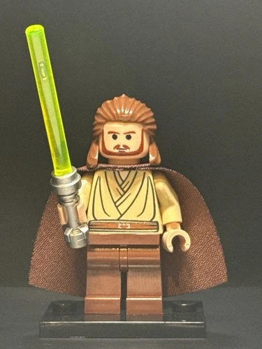Lego Star Wars TCS Custom Printed Qui Gon Jin Minifigure