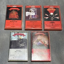 KROKUS Cassette Tape Lot x5 Headhunter Blitz Metal Rendezvous Pay It In Metal