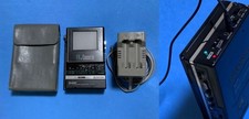 Sharp JC-TV10 TV Cassette Player 1986 Vintage Japan Model with Charger and Case