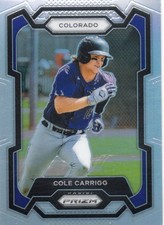 2024 Panini Prizm - Cole Carrigg #198 Silver Prizm 