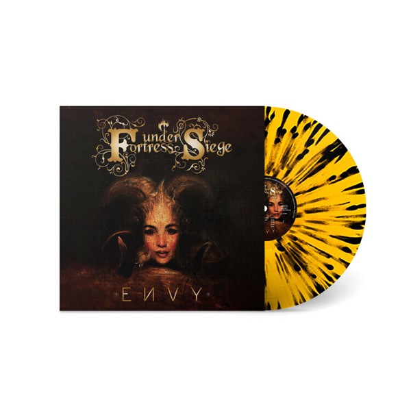Fortress Under Siege - Envy Black/Yellow Splatter Vinyl - Vinyl Reco - F600Z-image