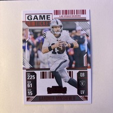 2024 Panini Contenders - Gardner Minshew II #53 Bronze Game Ticket