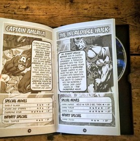 Sega Saturn Game Marvel Super Heroes Boxed with Manual rare OOP Wolverine x men