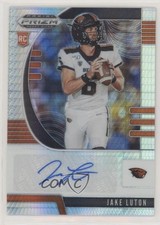 2020 Panini Prizm Draft Picks Rookies Hyper 58/75 Jake Luton #131 Auto 05l6