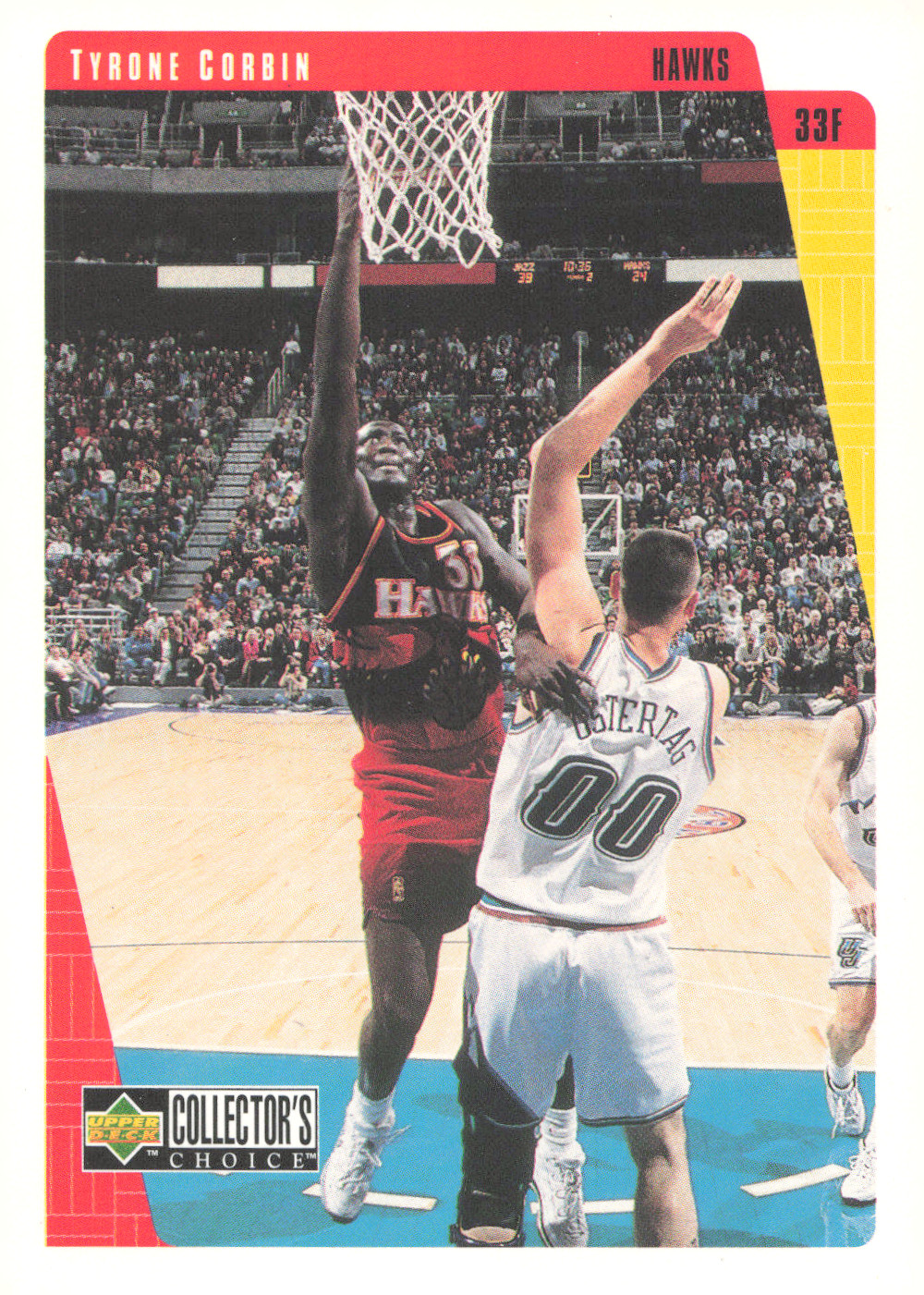 1997-98 Upper Deck Collector's Choice - Tyrone Corbin #5 Hawks