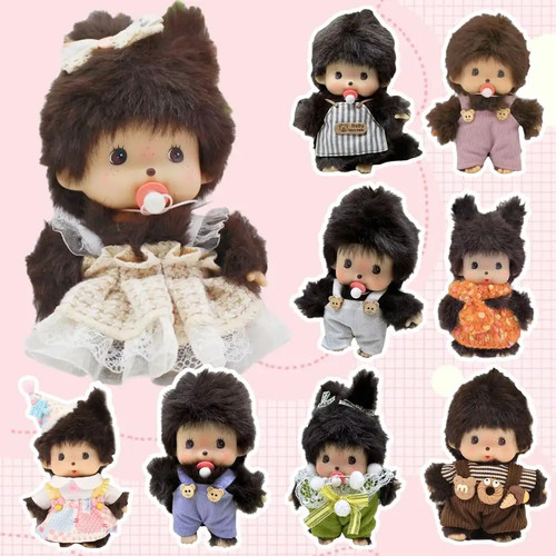 Muñeca Kawaii Kindergarten Mochi 15 cm PP Algodón Mono Peluche Muñeca Mano Marioneta Bolso - Imagen 8 de 29