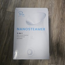 Nanosteamer Large 3-In-1 Nano Ionic Facial Steamer with Precise Temp Control - H