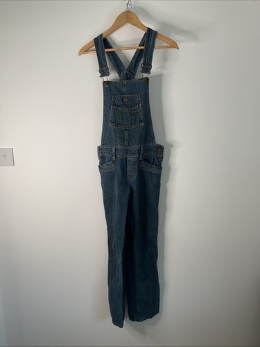 Y2K Vintage Roxy Denim Overalls - Low Rise - Slim 12/14 36
