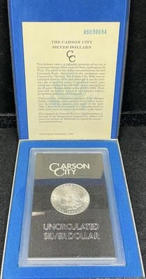 1885-CC GSA Morgan Dollar CH-BU w/ Box & COA (Nice Coin)