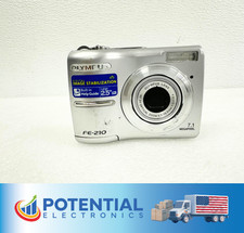 Olympus FE-210 7.1Mp Digital Cam 3x Zoom Silver NO ACCESSORIES FREE SHIPPING   