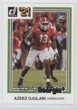 2021 Panini Chronicles Draft Picks Donruss Retro Green Azeez Ojulari #50 3g6