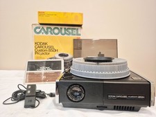 Rebuilt Kodak Carousel Custom 850H Slide Filmstrip Projector See Video