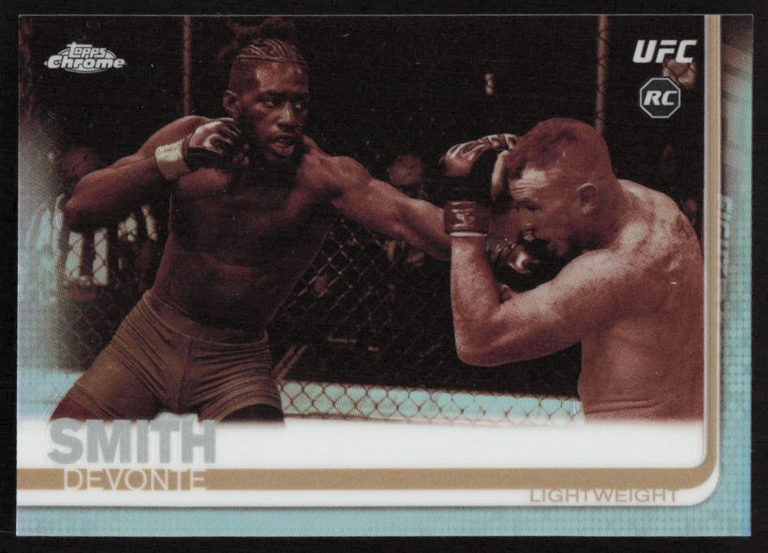 Devonte Smith 68 UFC TOPPS Chrome Rookie Card MP Trading Card