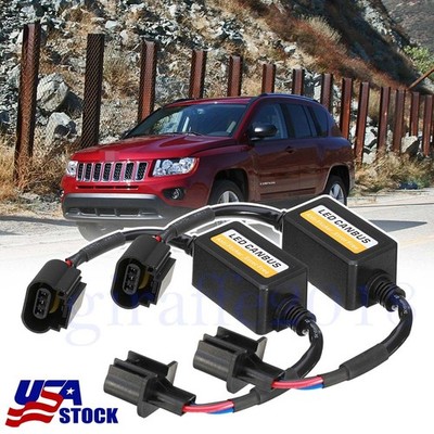 H13 9008 LED Headlight Error Free Canbus Decoder Anti-Flicker Resistor for Dodge
