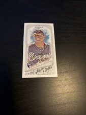2018 Allen Ginter MINI Ronald Acuna Jr RC ROOKIE #207 Braves Baseball Card (f3). rookie card picture